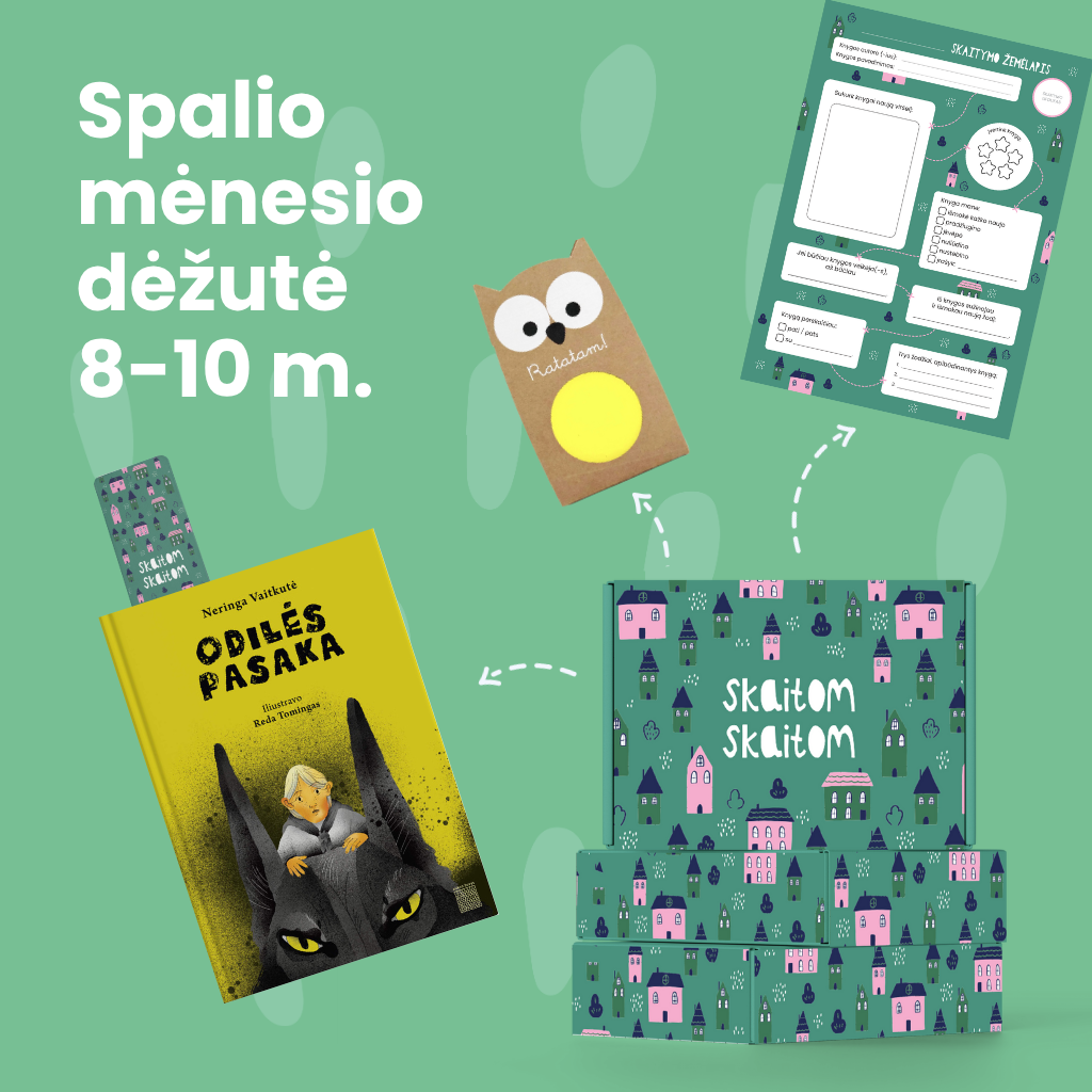 Knygų dėžučių prenumerata 8-10 m. vaikams