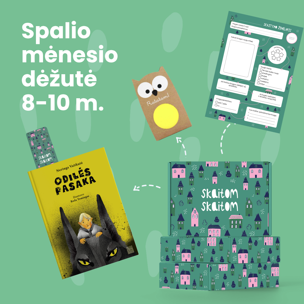 8-10 m. vaikams: knygų dėžučių prenumerata