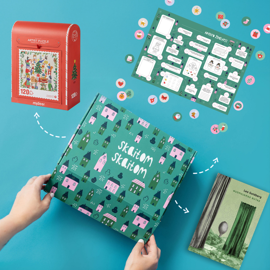 Trijų dalių šventinis advento rinkinys visai šeimai