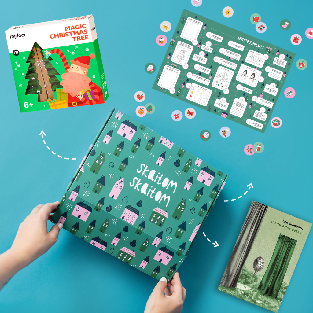 Trijų dalių šventinis advento rinkinys visai šeimai