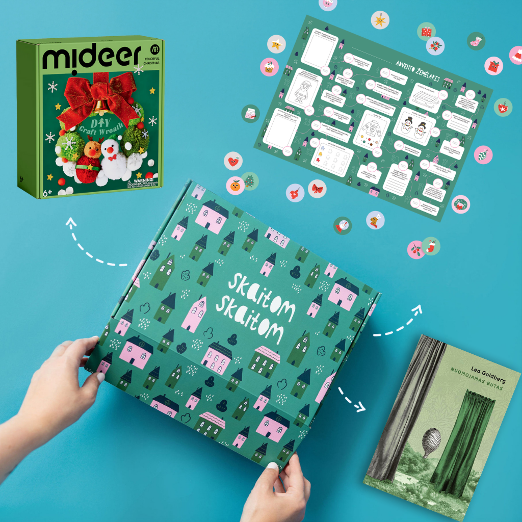 Trijų dalių šventinis advento rinkinys visai šeimai