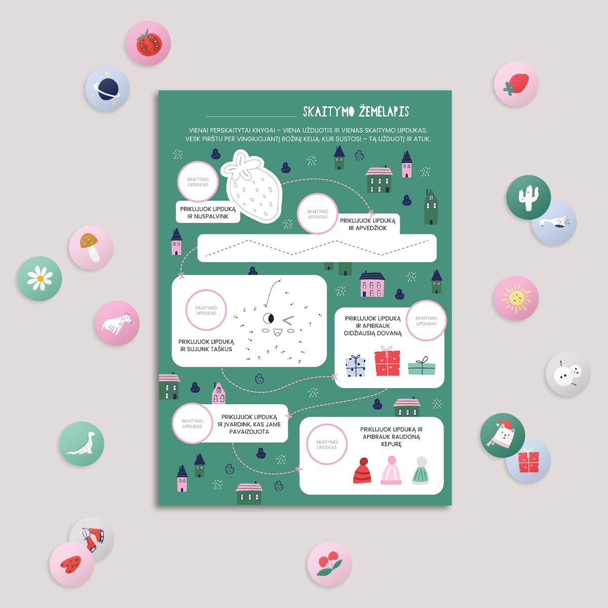 MAŽASIS dovanų rinkinys 0-3 m. vaikams „Pūkis ir aš“