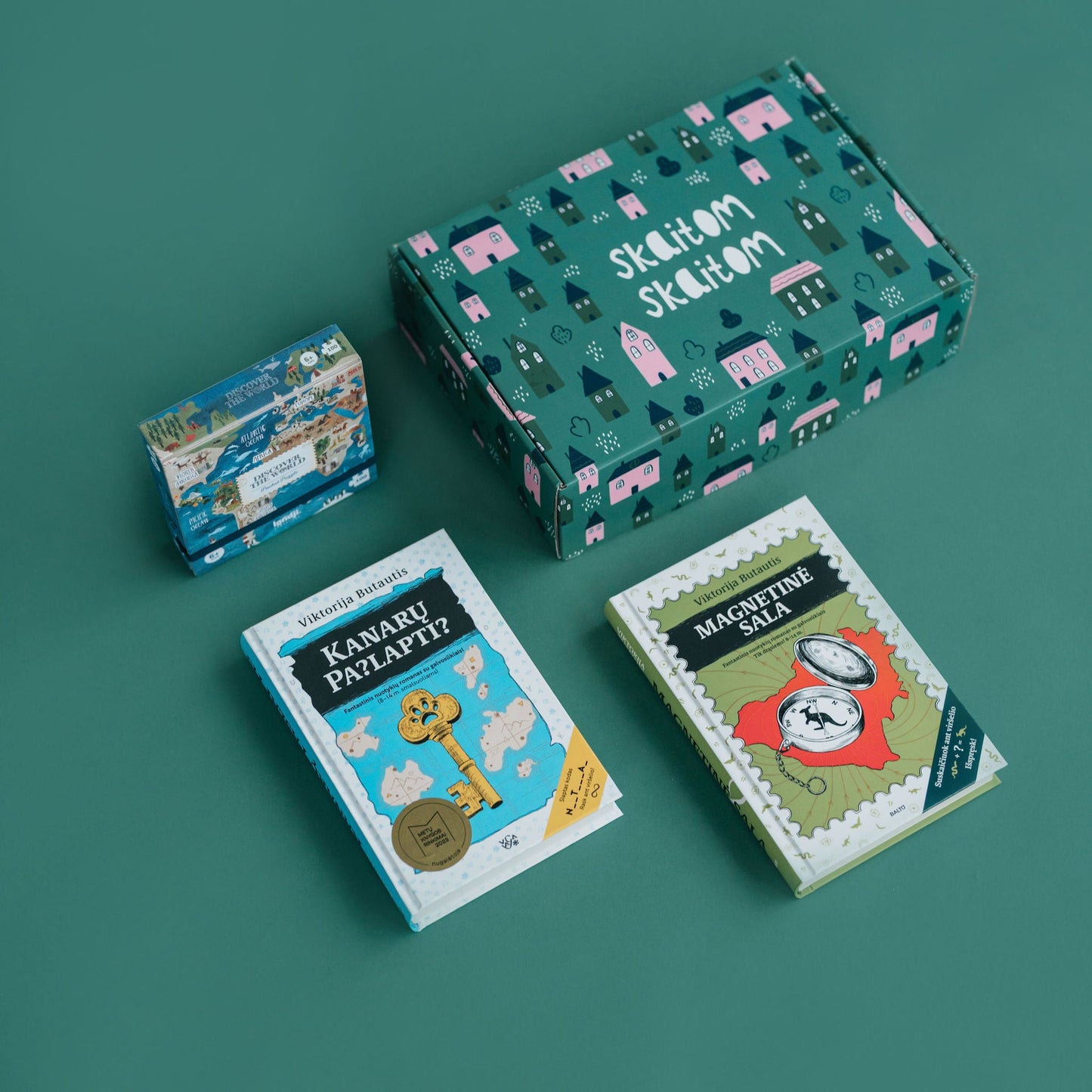 8-10 m. vaikams: dovanų rinkinys „Galvosūkis įgudusiems skaitytojams“